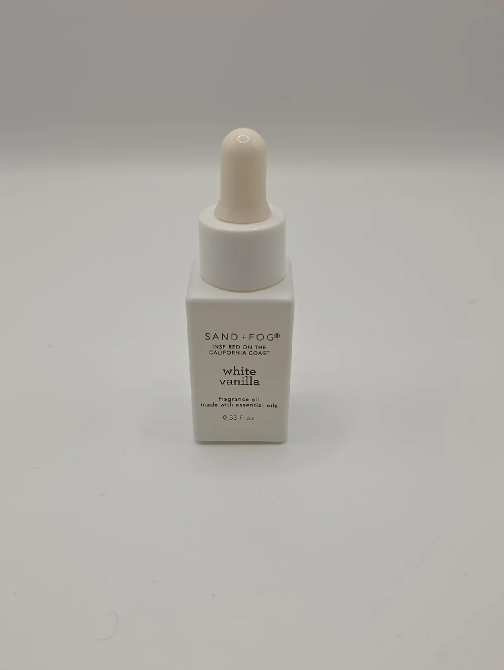Sand + Fog White Vanilla Fragrance Oil - Cream Dropper Bottle